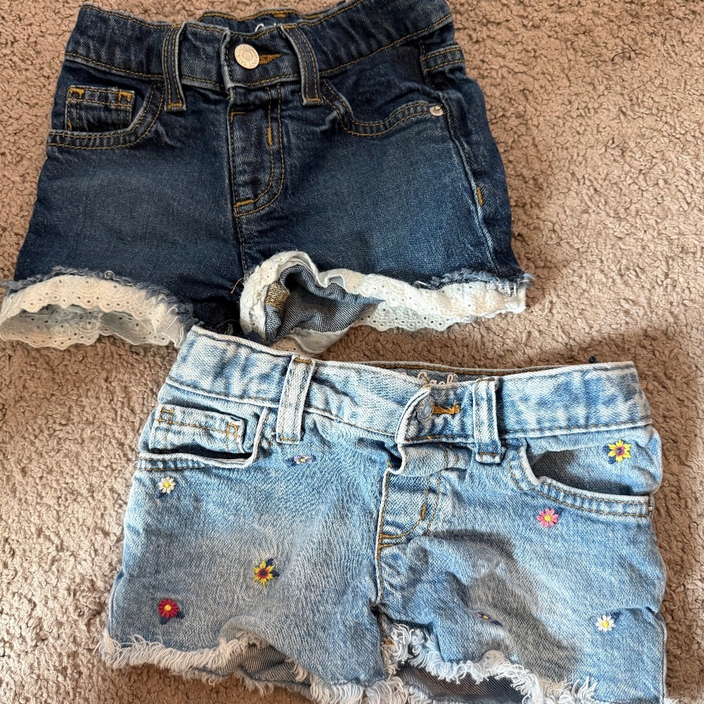 Cat And Jack Girls Jean Shorts